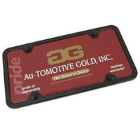 Jeep Mountain Laser Etched Rugged Black License Plate Frame Official Licensed Au-Tomotive Gold Inc
